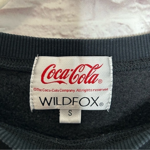 Wildfox x Coca Cola Polar Bear Pullover Sweatshirt - Picture 10 of 14